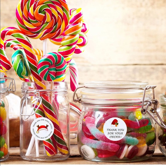 🎅🏽 100 Thank You - Merry Christmas Package Stickers - Picture 6 of 6